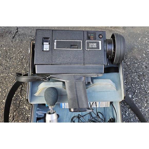 Sankyo Sound XL-40S‎ Black Video Camera Vintage Untested - Picture 7 of 8